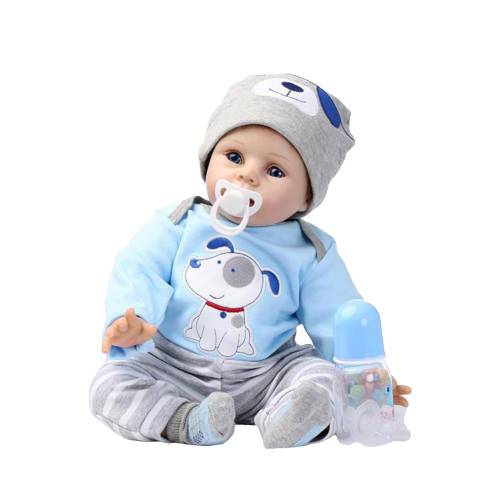 BABESIDE Reborn Dolls Garçon 18 Pouces Réaliste Bébé Poupée Yeux BABESIDE Reborn Dolls Garçon 18 Pouces Réaliste Bébé Poupée Yeux