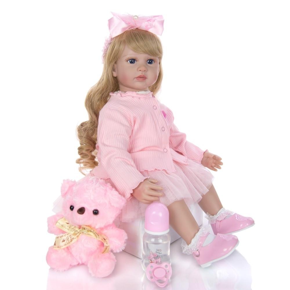 Poupée Reborn de 55,9 cm, entièrement en silicone, poupée bébé réal Poupée Reborn de 55,9 cm, entièrement en silicone, poupée bébé réal