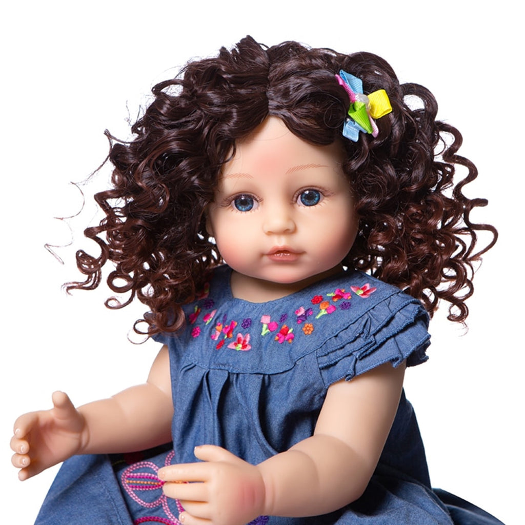 Poupée bébé Reborn - RUMOCOVO - Fille - 55cm - Corps Complet - Souple Poupée bébé Reborn - RUMOCOVO - Fille - 55cm - Corps Complet - Souple
