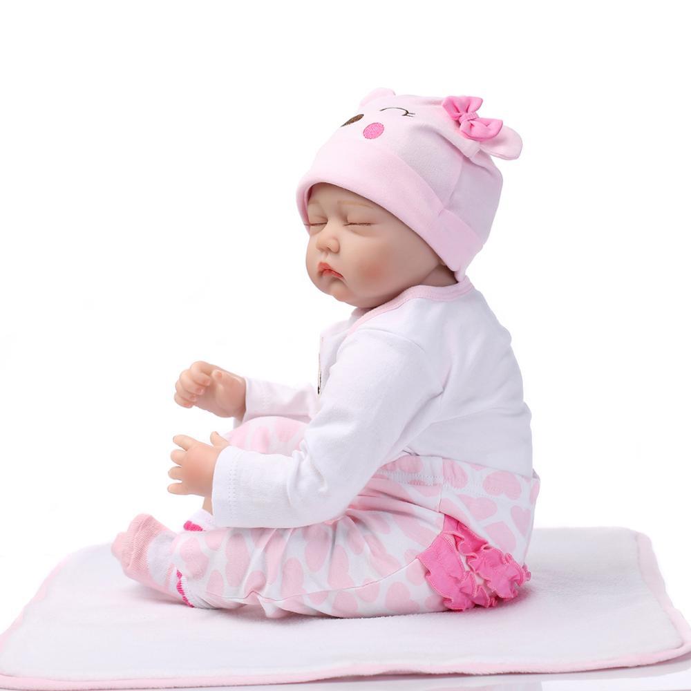vêtement bébé reborn fille couleur rose blanc DD0074 - Sodishop
